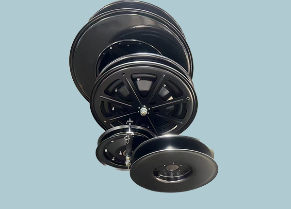 Crane grab cable reel